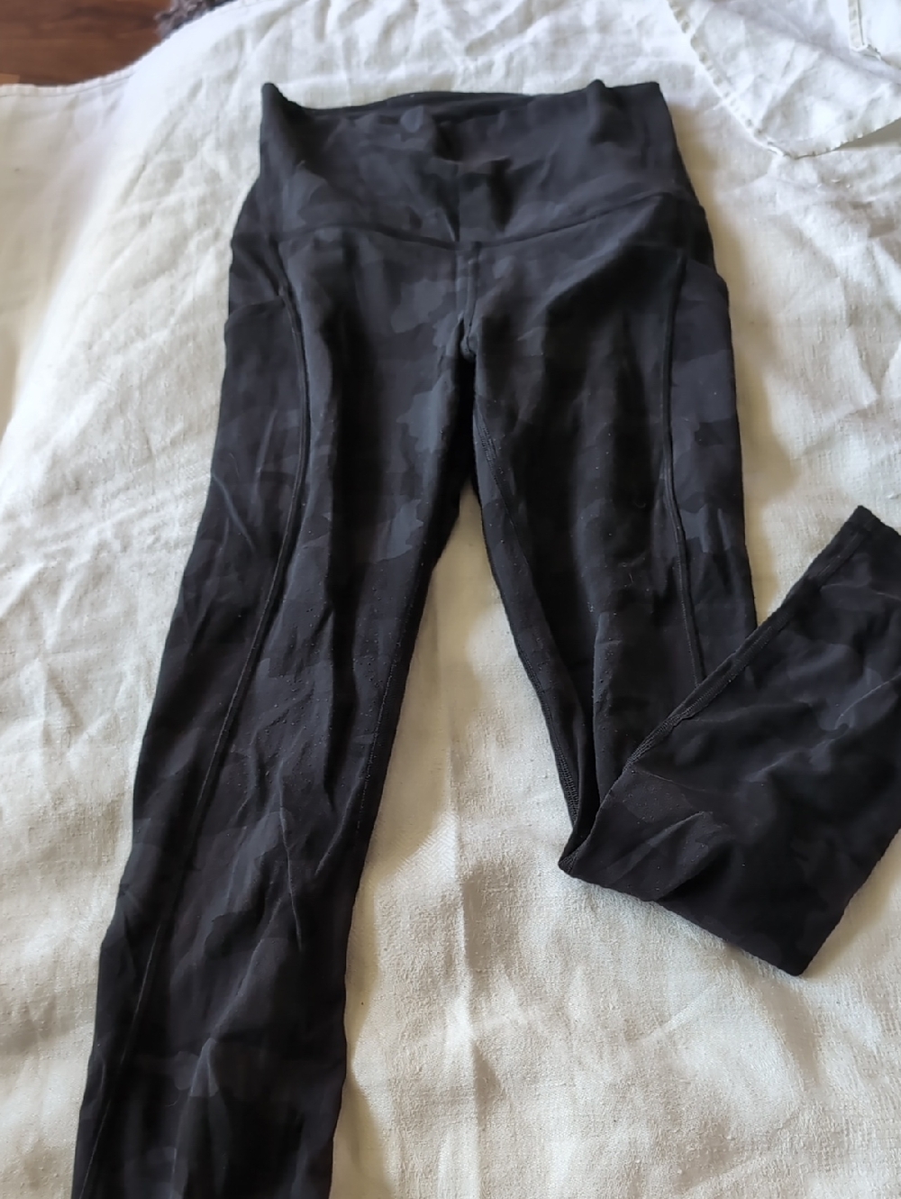 lululemon High-Waist Black Camo Leggings - Women